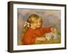 Claude Renoir, jouant (Claude Renoir playing) Oil on canvas, 1905 46 x 55 cm RF 1963-22 .-Pierre-Auguste Renoir-Framed Giclee Print