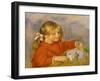 Claude Renoir, jouant (Claude Renoir playing) Oil on canvas, 1905 46 x 55 cm RF 1963-22 .-Pierre-Auguste Renoir-Framed Giclee Print