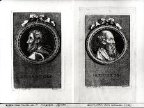 Anaxagorus (500-428 BC) and Epictetus (1st Century) Engraved by S. Beyssent-Claude Reydellet-Giclee Print