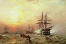 H.M.S. War Sprite off Greenwich-Claude T. Stanfield Moore-Giclee Print