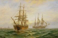 H.M.S. War Sprite off Greenwich-Claude T. Stanfield Moore-Giclee Print