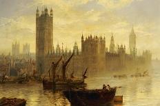 Westminster from the Thames-Claude T. Stanfield Moore-Giclee Print