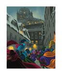 Friday Night in Town-Claude Theberge-Art Print