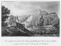 View of the Cacault Bridge and the Village of Pallet, Near Clisson, Ruins of the House of Abelard-Claude Thienon-Laminated Giclee Print