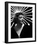 Claudette Colbert en, 1934 (b/w photo)-null-Framed Photo