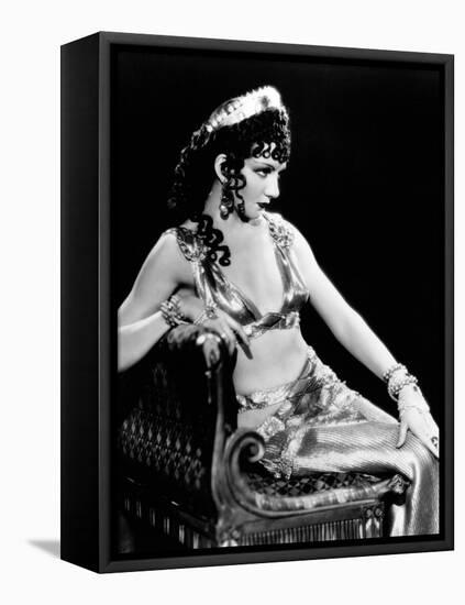 Claudette Colbert. "The Sign of the Cross" 1932, Directed by Cecil B. Demille-null-Framed Stretched Canvas