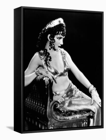 Claudette Colbert. "The Sign of the Cross" 1932, Directed by Cecil B. Demille-null-Framed Stretched Canvas