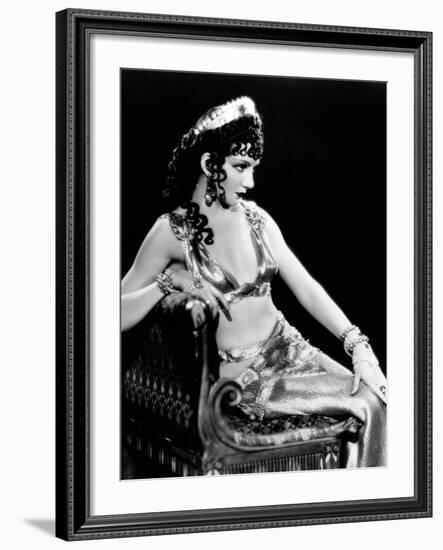 Claudette Colbert. "The Sign of the Cross" 1932, Directed by Cecil B. Demille-null-Framed Photographic Print