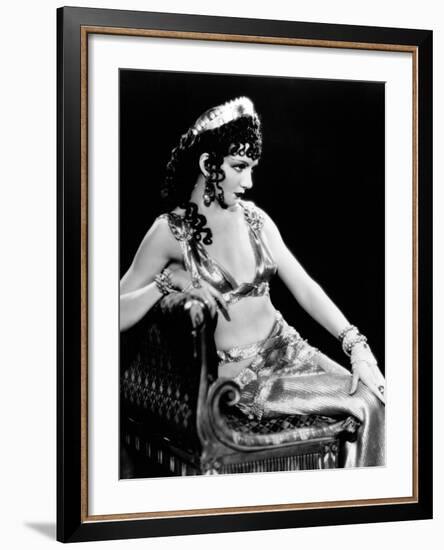 Claudette Colbert. "The Sign of the Cross" 1932, Directed by Cecil B. Demille-null-Framed Photographic Print