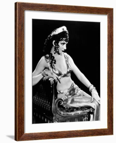 Claudette Colbert. "The Sign of the Cross" 1932, Directed by Cecil B. Demille-null-Framed Photographic Print