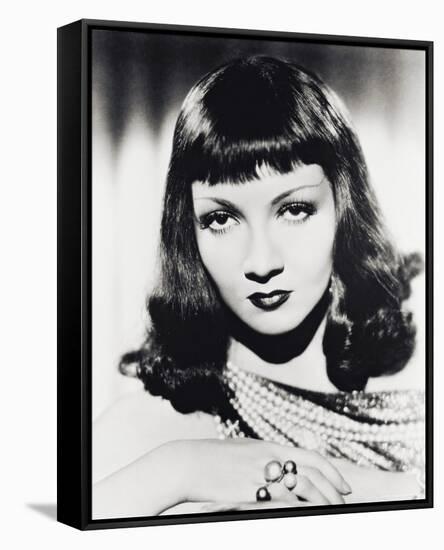 Claudette Colbert-null-Framed Stretched Canvas