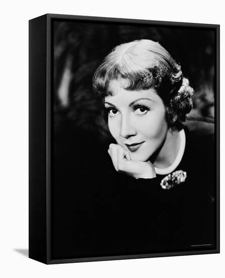 Claudette Colbert-null-Framed Stretched Canvas