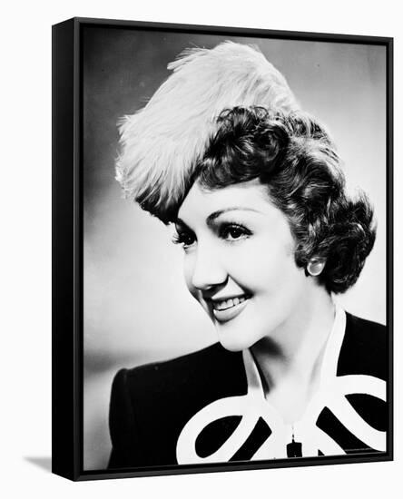 Claudette Colbert-null-Framed Stretched Canvas