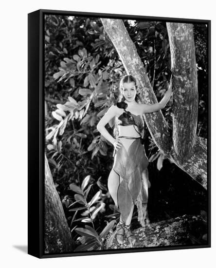 Claudette Colbert-null-Framed Stretched Canvas