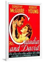 Claudia And David-null-Framed Art Print