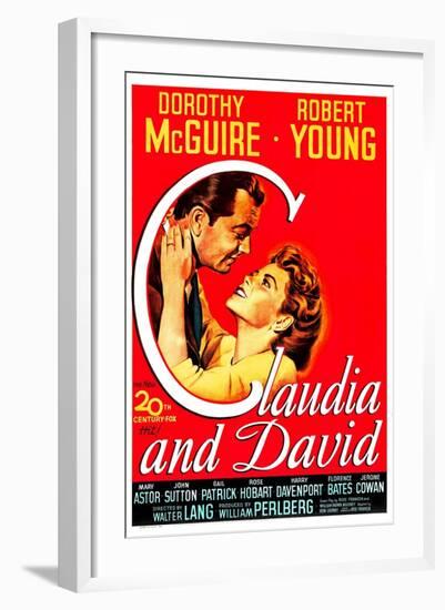 Claudia And David-null-Framed Art Print