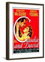 Claudia And David-null-Framed Art Print