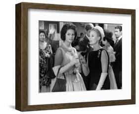 Claudia Cardinale and Michèle Morgan: Les Lions Sont Lâchés, 1961-Marcel Dole-Framed Photographic Print