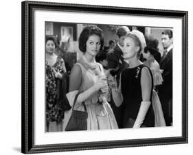 Claudia Cardinale and Michèle Morgan: Les Lions Sont Lâchés, 1961-Marcel Dole-Framed Photographic Print