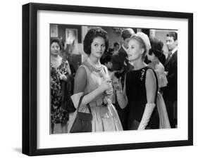 Claudia Cardinale and Michèle Morgan: Les Lions Sont Lâchés, 1961-Marcel Dole-Framed Photographic Print