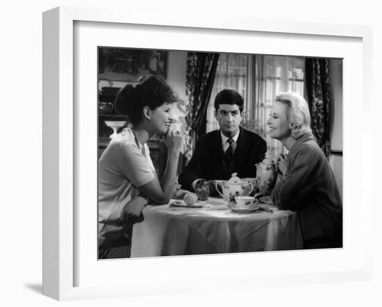 Claudia Cardinale, Jean-Claude Brialy and Michèle Morgan: Les Lions Sont Lâchés, 1961-Marcel Dole-Framed Photographic Print