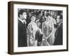 Claudia Cardinale, Jean-Claude Brialy, Lino Ventura and Denise Provence: Le-Marcel Dole-Framed Photographic Print