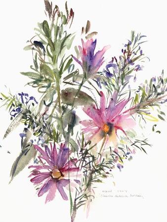 Floral, South African daisies and lavander, 2004