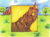 Farmhouse Pig-Claudia Interrante-Framed Giclee Print