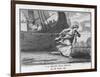 Claudia Quinta Clears Her Name by Dragging a Ship Bearing a Statue of the Mother Goddess into Rome-Augustyn Mirys-Framed Art Print