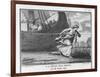 Claudia Quinta Clears Her Name by Dragging a Ship Bearing a Statue of the Mother Goddess into Rome-Augustyn Mirys-Framed Art Print