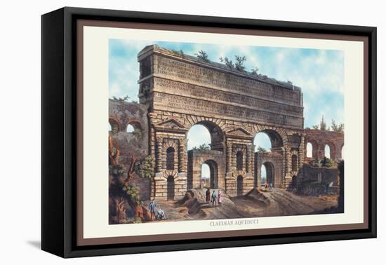 Claudian Aqueduct-M. Dubourg-Framed Stretched Canvas