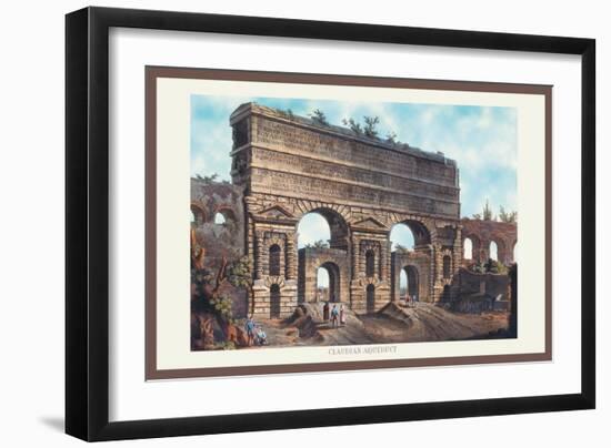 Claudian Aqueduct-M. Dubourg-Framed Art Print
