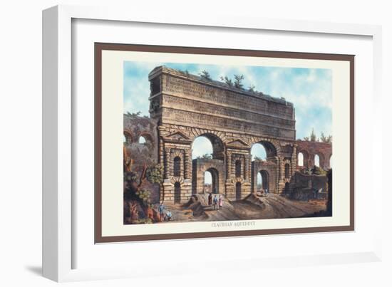 Claudian Aqueduct-M. Dubourg-Framed Art Print