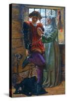 Claudio and Isabella, 1850-William Holman Hunt-Stretched Canvas