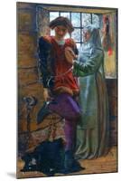 Claudio and Isabella, 1850-William Holman Hunt-Mounted Giclee Print