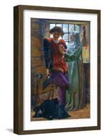 Claudio and Isabella, 1850-William Holman Hunt-Framed Giclee Print