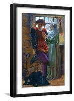 Claudio and Isabella, 1850-William Holman Hunt-Framed Giclee Print