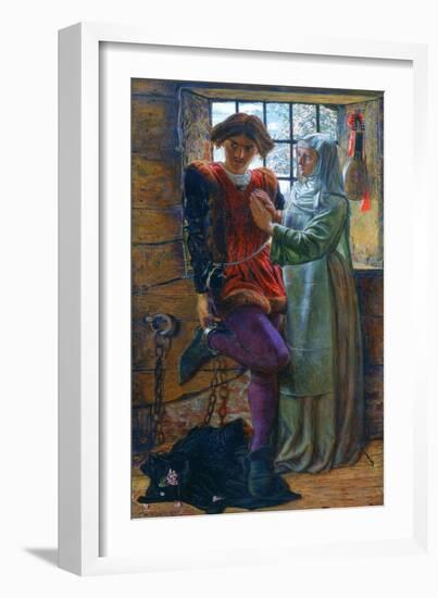 Claudio and Isabella, 1850-William Holman Hunt-Framed Giclee Print
