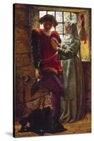 Claudio and Isabella-William Holman Hunt-Stretched Canvas