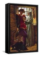 Claudio and Isabella-William Holman Hunt-Framed Stretched Canvas