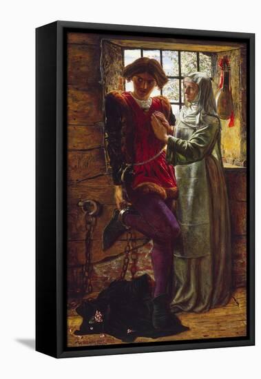 Claudio and Isabella-William Holman Hunt-Framed Stretched Canvas