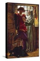 Claudio and Isabella-William Holman Hunt-Stretched Canvas