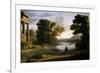 Claudio de Lorena / The Ford, ca. 1644-Claude Lorrain-Framed Giclee Print