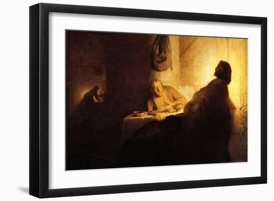 Claudius Conspiracy-Rembrandt van Rijn-Framed Art Print