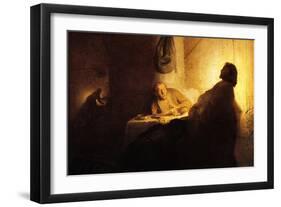 Claudius Conspiracy-Rembrandt van Rijn-Framed Art Print