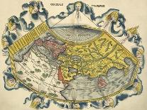 Ptolemic World Map-Claudius Ptolemy-Giclee Print