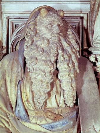 Moses, Detail from the Hexagonal Pedestal of the Well of Moses, 1395-1404
