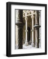 Claustro Real, the royal cloister. Monastery of Batalha, Mosteiro de Santa Maria da Vitoria-Martin Zwick-Framed Photographic Print