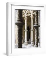 Claustro Real, the royal cloister. Monastery of Batalha, Mosteiro de Santa Maria da Vitoria-Martin Zwick-Framed Photographic Print