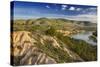 Clay Cliffs Along the Flathead River Near Ronan, Montana, Usa-Chuck Haney-Stretched Canvas